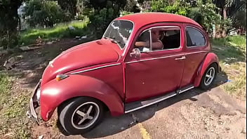 Preview 1 of Forced Poker - Hard revving and driving VW Beetle 70&#039_