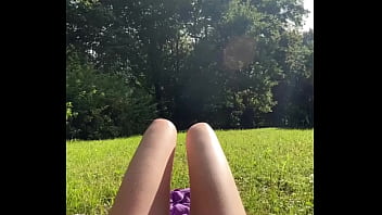 Preview 1 of Shemale Crazy - Sex in nature public near the forest