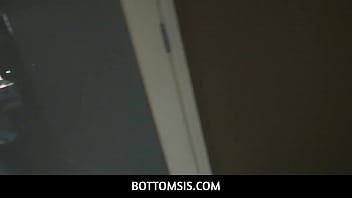 Preview 1 of 8sex Sama Oma - BottomSis  -   Annoying Step- Sis (Tiffany Watson) Takes Two Huge Cocks