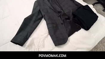 Preview 1 of Bornxxx Hd Video - PovMom4K  -  Linzee Ryder Milf Convince Her Stepson To Fuck