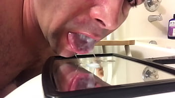 Preview 4 of Cartoon Xxx Movice - I have so much cum in my mouth my dick got hard again