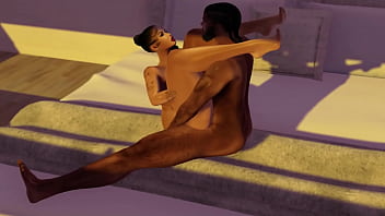 Preview 3 of Korea Teen Girl Amature Nude - Boricua Lovin&#039_ - Mornin lovin with Trey and Chula