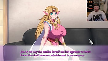 Preview 2 of Barzzss Hd - Zelda Had The Worst Time On My Casting Couch (Waifu Hub)