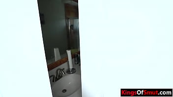 Preview 1 of Gonzo Srilankan Sex - Step son and step mom fuck in the toilet