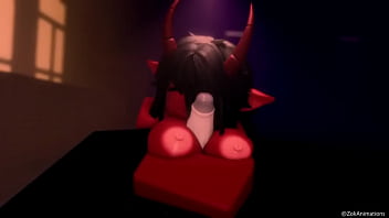 Preview 4 of Mc Video Bf - Red Demon Tit Fuck