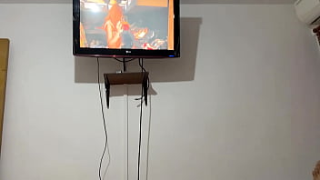 Preview 1 of Yoga Faemly - Viendo Pelicula con mi Amigo y su Novia Caliente que me Pone el Culo y no Pude Resistirme en Tocarla y Agarrarle ese Culo que Exitante y Emocionante Hacerlo al lado de mi Amigo