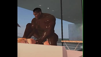 Preview 3 of Asian Parodi - clinton mcdonald fucks the maid