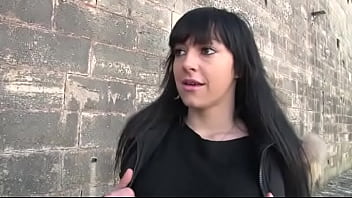 Preview 1 of Sara Hey - Horny brunette uses huge tits to get cock in her ass