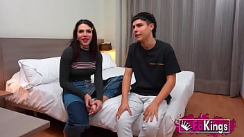 Preview 3 of 3gping Sex - The QUEEN of shemales is back! Jessica Kate is doing a debut for a young guy
