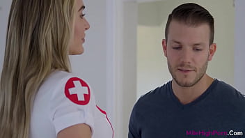 Preview 1 of Aimee Addison Creampie - Ella Reese In Slutty Nurses Scene 3