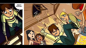 Preview 3 of Mone Sen Sex - Total Drama Intercurse parody - Orgia,  5 garotas contra 1 Cara