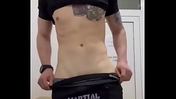 Preview 3 of Japanese Twerking - Cute blond guy&#039_s ass