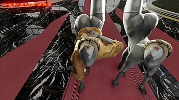 Preview 4 of Homemade Wife Dom - Atomic Heart twins &quot_Special&quot_ verification procedure