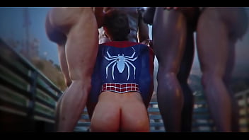 Preview 1 of Nishigaki Ruka Porn - PETER PARKER GANG ANIMATION