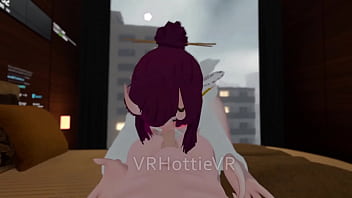 Preview 1 of Asian Sister Love - POV Suck &amp_ Fuck Room Service Lap Dance VRChat ERP