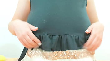 Preview 2 of Diana Prince Lesbian - Beautiful breasts solo girl. Protruding nipples - DepravedMinx