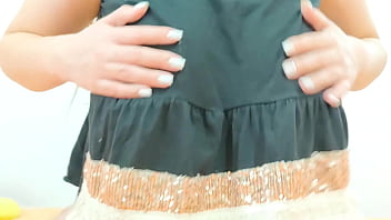 Preview 1 of Diana Prince Lesbian - Beautiful breasts solo girl. Protruding nipples - DepravedMinx