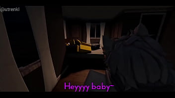 Preview 1 of Gay Poppers Training Video Hypno - 2 catboy fucking in roblox - animation