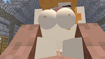 Preview 2 of Anika Amour Ass Fuck - Alex X Steve Minecraft 1