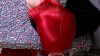 Preview 2 of Torbe Con Tetona - (1/3) Sexy Periroja Mamando la Polla De Su Novio antes De Meterla En Su Culo