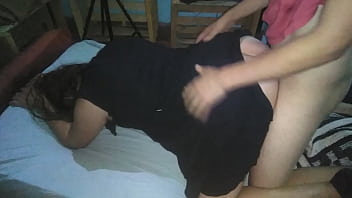 Preview 4 of Fset 467 - Chico coge a chica de vestido negro