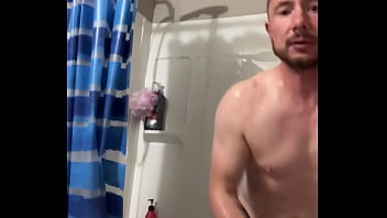 Preview 1 of Inside Stranger - Sexy Shower Show: Watch As Your Fav Pornstar Wannabe Cleans Up and Sexes Himself