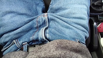 Preview 1 of Xxx Red Eas - Peeling in the car