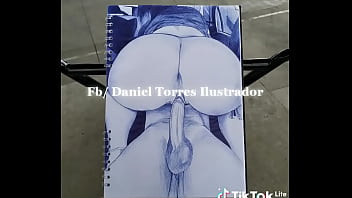 Preview 4 of Amarna Miller Owen Gray - Dibujo follando