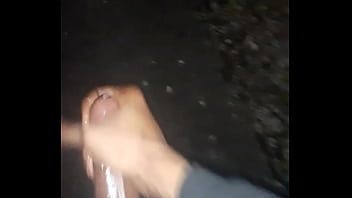 Preview 3 of Miss France Ronde - Lubed Big Dick Cums in Public