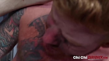 Preview 4 of Shemale Aunty Video - Raw breeding with handsome gay athletes