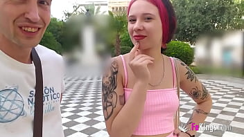 Preview 1 of Ira Ruskie - Inna Black Vs. Seville: Teenage redhead wants to have sex all around town!