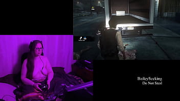 Preview 2 of Metal Heavy Bondage - Naked Evil Within 2 Play Through part 3