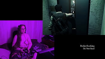 Preview 4 of Metal Heavy Bondage - Naked Evil Within 2 Play Through part 3