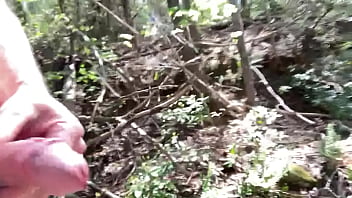 Preview 1 of Pani Seex Video - Hiking with a hard dick