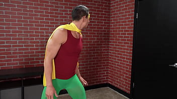 Preview 1 of Gay Eat Sniffing Smegma - Catman and Boy Wonder at ManUpFilms