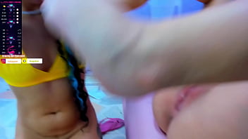 Preview 1 of Fecal Stool - Bored stepsisters lick their pussies wildly while their parents are not at home