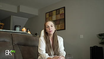 Preview 1 of Com Into Ass - Mommy And StepSon Share A Couch