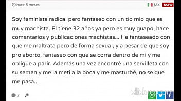 Preview 3 of Shhida Mine - Perra feminista leyendo secretos morbosos con su voz de puta