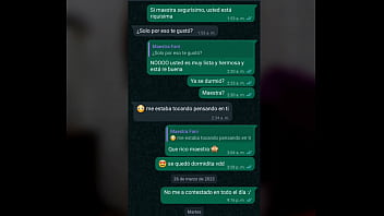 Preview 1 of Lae Png Ass Vedio - Chat De Whatsapp Con Mi Maestra Se pone Caliente Por La Noche