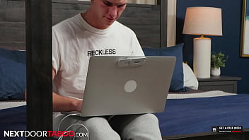 Preview 1 of Sunny Lovn - Conniving Stepdad Dicks Down Hot Twink Stepson - Christian Wilde,  Jack Waters - NextDoorTaboo