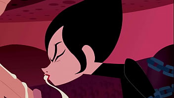 Preview 4 of Sunny Leone Fuck By An - Ashi from Samurai Jack gets Face Fucked
