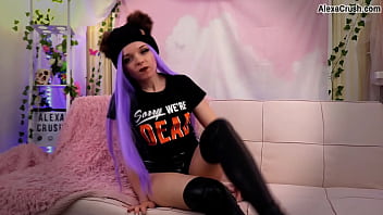 Preview 2 of Slave Mather - Jerk to Wet Look Booty Shorts