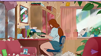 Preview 3 of Blond Slut No Panties Public - Complete Gameplay - The Secret of the House 2,  Part 10