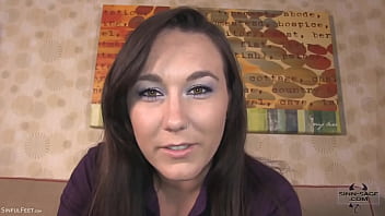 Preview 1 of Cehz Av - Dirty Talking Milf Sinn Sage Seduces You With Her Pretty Hosed Feet!