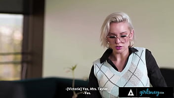 Preview 2 of Alexis Teksas Vs Johnny Sins - GIRLSWAY - Stacked Dominant Boss Kenzie Taylor Makes Her Two Bad Gossiping Employees Eat Her Pussy