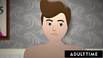 Preview 2 of Axn Co M Hd - ADULT TIME - Naughty Doctor Emma Hix Sucks Her Patient&#039_s Cock After Catching Him Jerking Off!