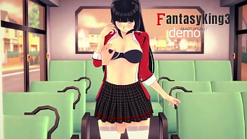 Preview 1 of Creampie Kylie Quinn Creampie - Hinata on the bus uniform | Naruto | Promo (full video on RED)