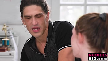Preview 1 of Black Nigro Sex - Teen Caught With Boxer Coach Gets Fucked