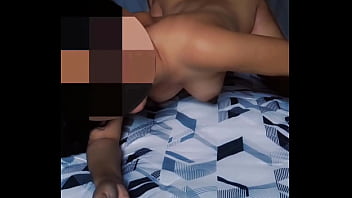 Preview 3 of Xoxoxo Ntsc - hot girl getting fucked on all fours,  she loves it,  he throws all the cum in her ass