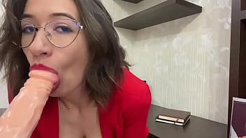 Preview 2 of Mom Teach Xxnx Com - Real busty secretary wants to please her boss to get a raise